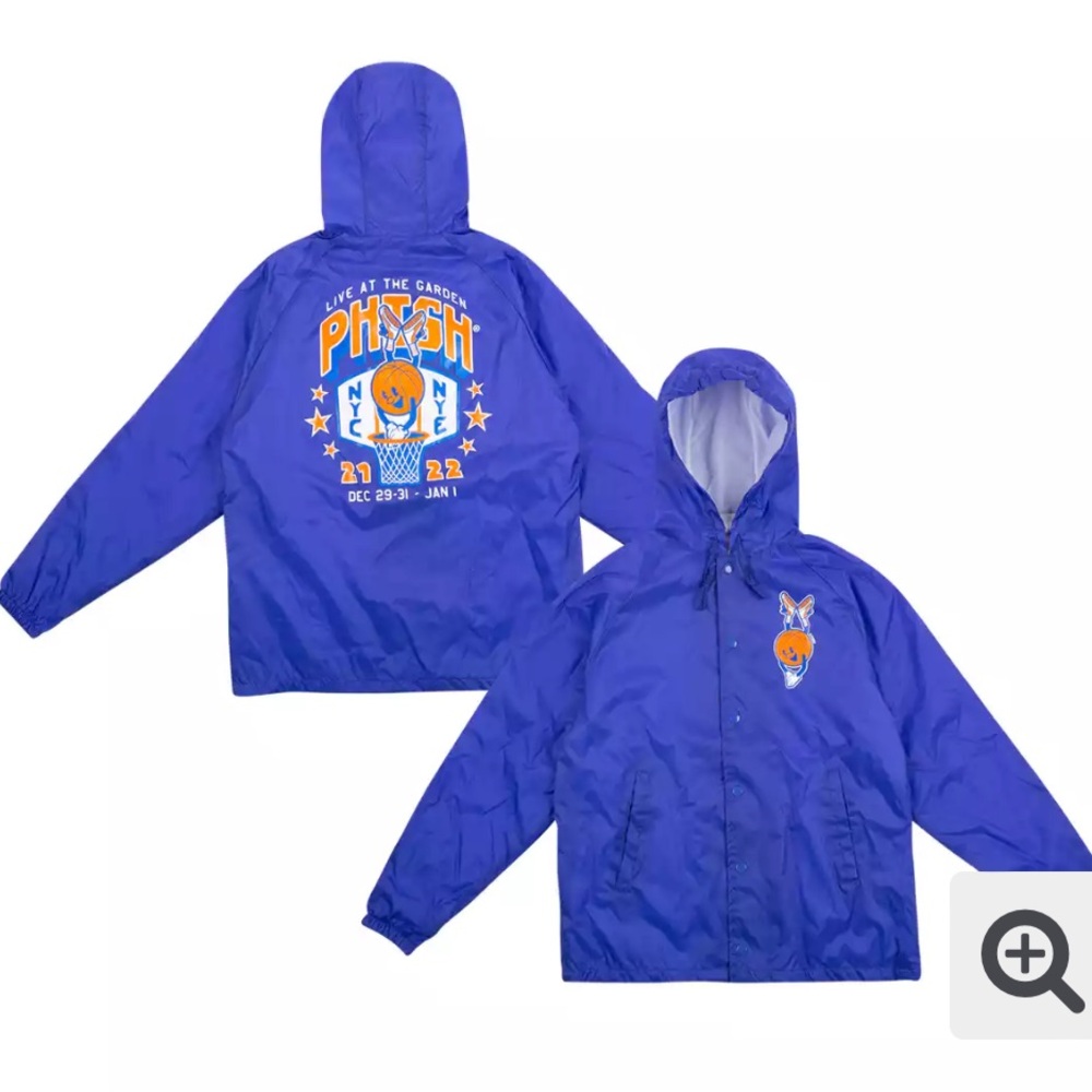 Phish Slam Dunk Court jacket msg 2021 2022 nyc rare new madison square garden